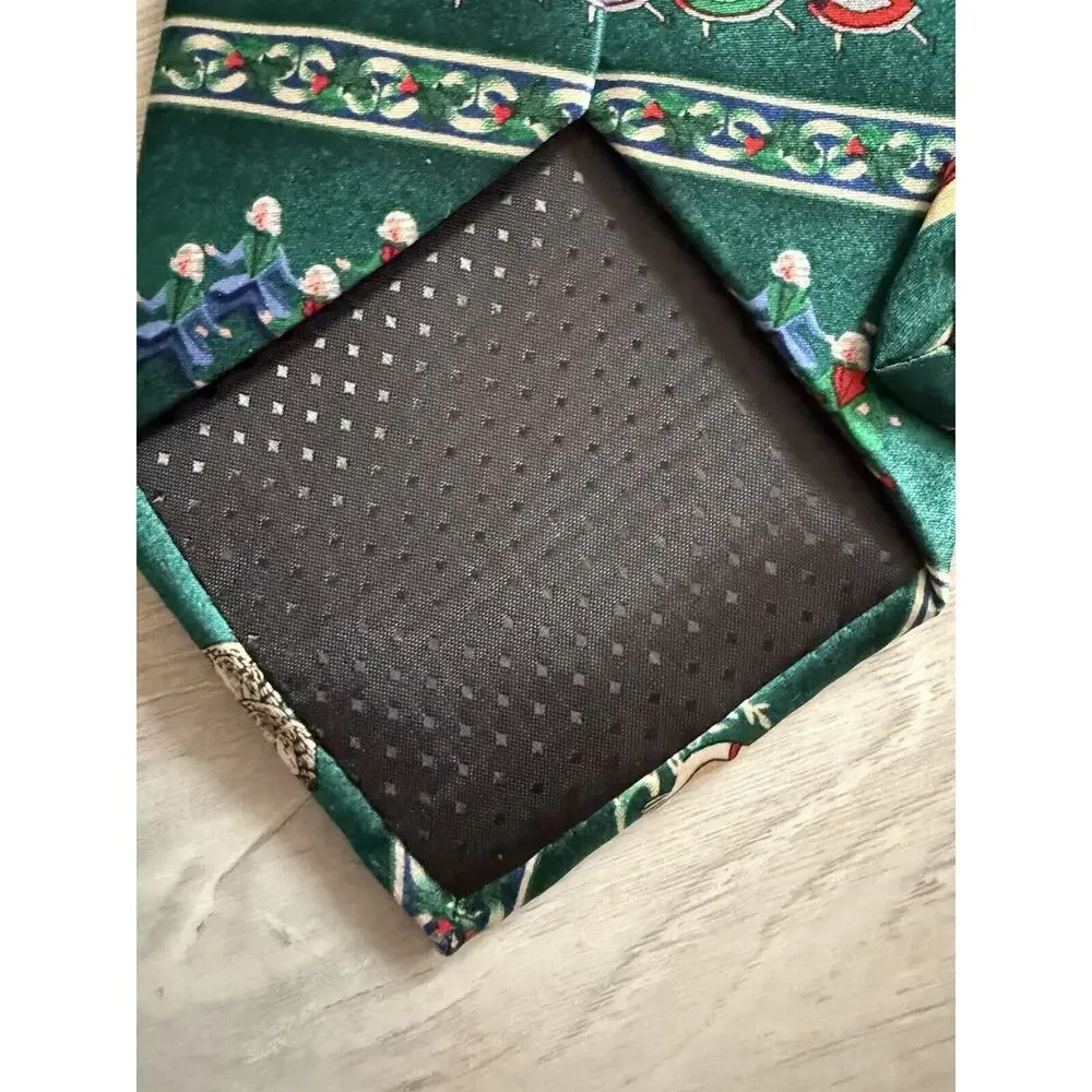 Vintage SILK 12‎ Days Of Christmas Neck Tie